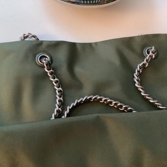 Tory Burch Women's Ella Chain Tote, Olive Green - Picture 10 of 10